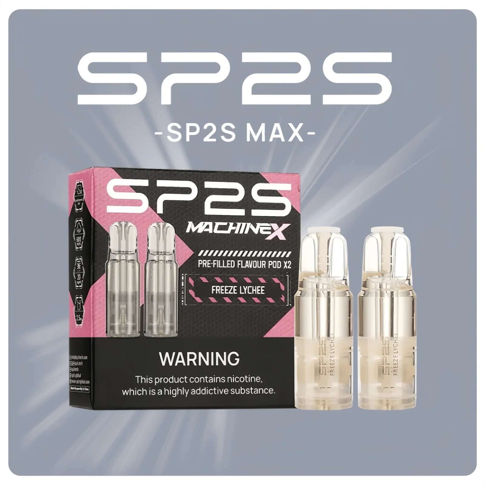 SP2S MAX 煙彈 | 16種口味現貨 | SP2 MAX 主機專用 | 4ml*2顆裝